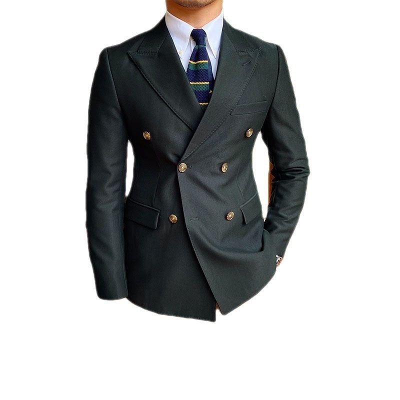Laurence – Veste de costume à double boutonnage décontractée pour homme