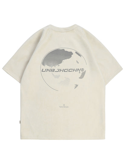 Emily – T-shirt Oversize en Suédine