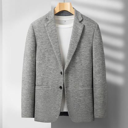 Howard – Veste de costume décontractée en spandex mélangé pour hommes