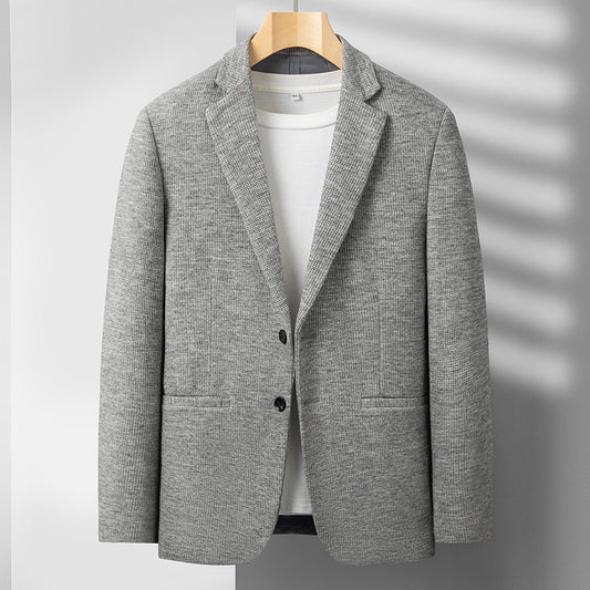 Howard – Veste de costume décontractée en spandex mélangé pour hommes