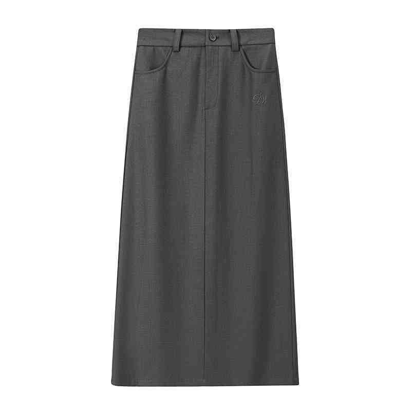 Gillian – Jupe Longue A-Ligne Taille Haute