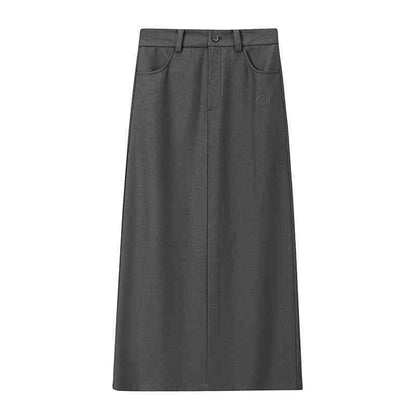 Gillian – Jupe Longue A-Ligne Taille Haute