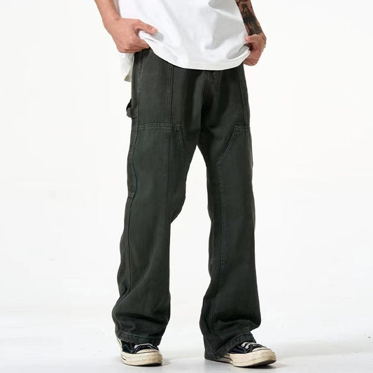 Timothy – Jeans Homme Style Simple Gris Foncé