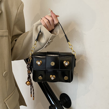Amy – Petit Sac à Bandoulière Clouté pour Femme
