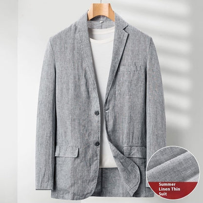 Rebecca – Veste décontractée en lin grande taille pour femmes