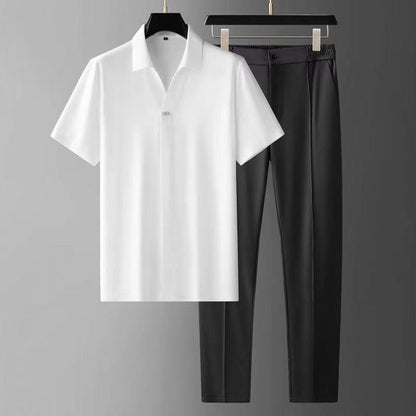 Gareth – Ensemble Chemise Ultra-Fine en Soie Glacée