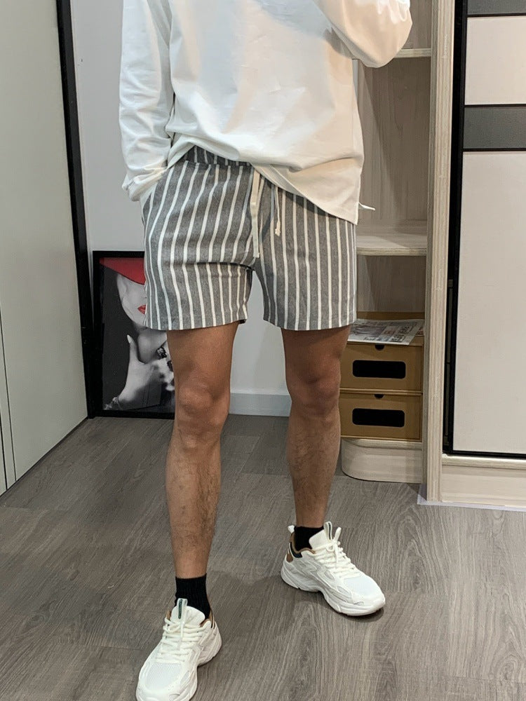 Michael – Shorts de Sport Décontractés à Rayures Larges