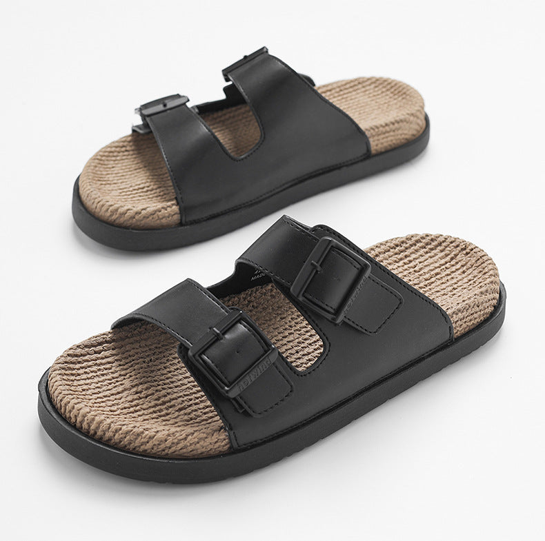 Grant – Chaussons Décontractés en Corde de Chanvre Élastique
