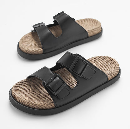 Grant – Chaussons Décontractés en Corde de Chanvre Élastique