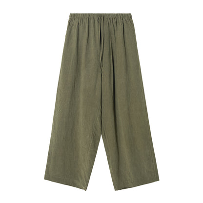 Lucy – Pantalon Droit en Tencel Lavé à la Pierre