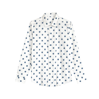Terence – Chemise décontractée à manches longues épaules dénudées