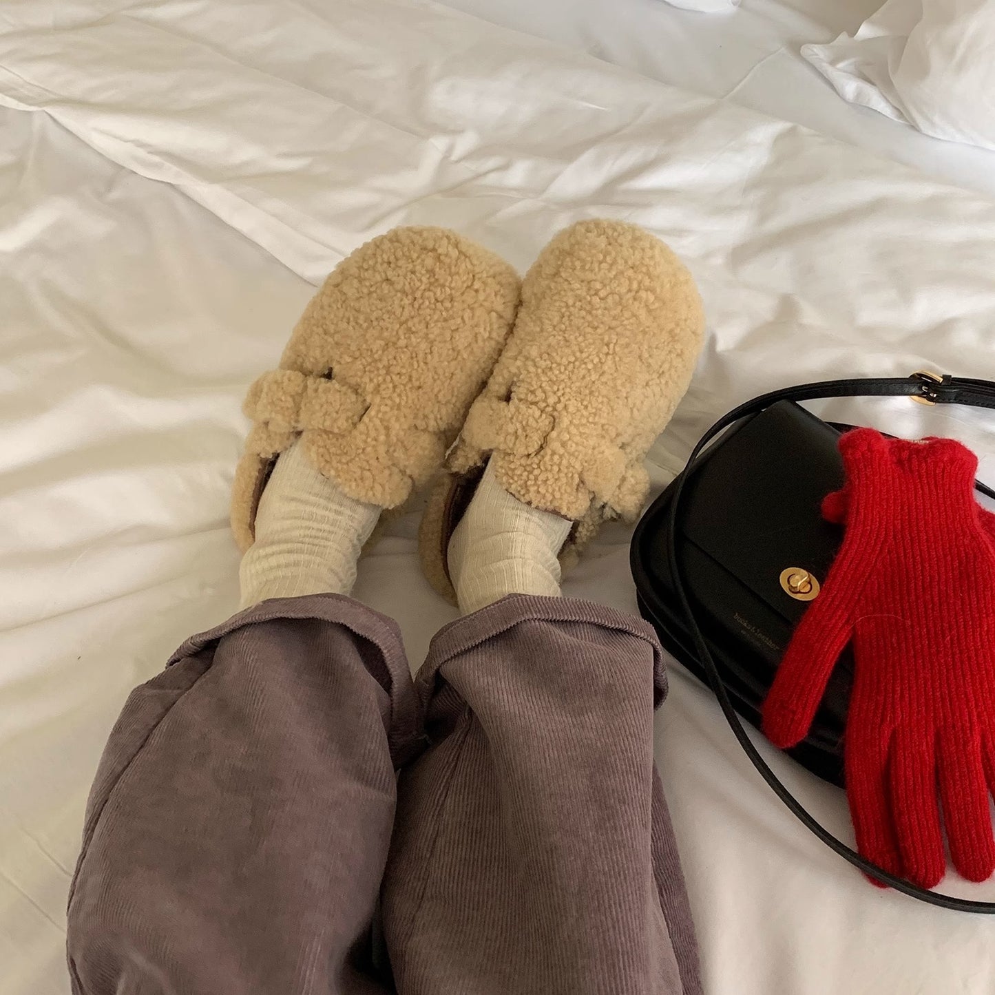Robyn – Chaussons Thermiques en Coton Doux