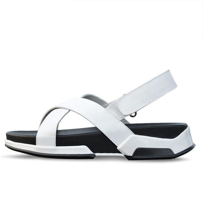 Colin – Sandales Élévatrices en Cuir Vegan pour Hommes