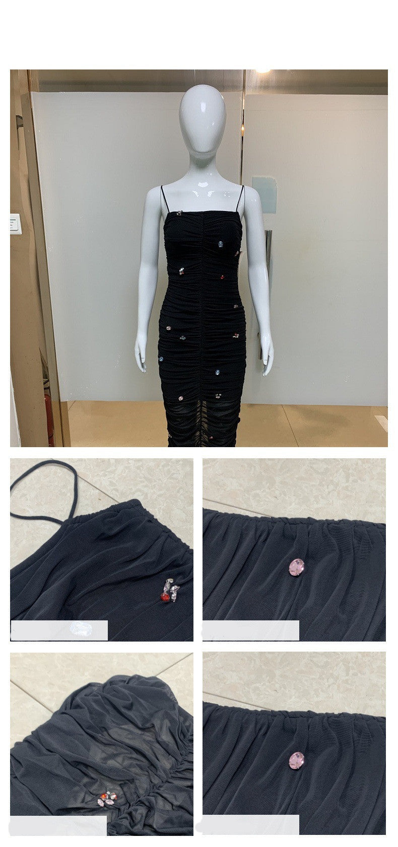 Stéphanie – Robe à bretelles élégante avec bandeau