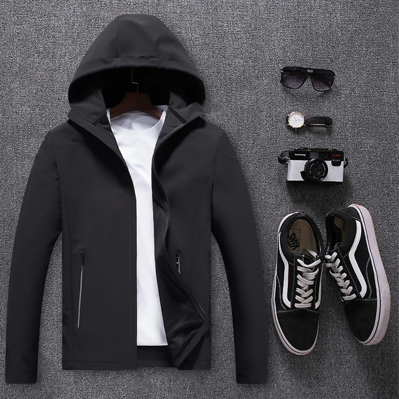 Dylan – Veste d'escalade élastique pour hommes en couche unique, imperméable et coupe-vent