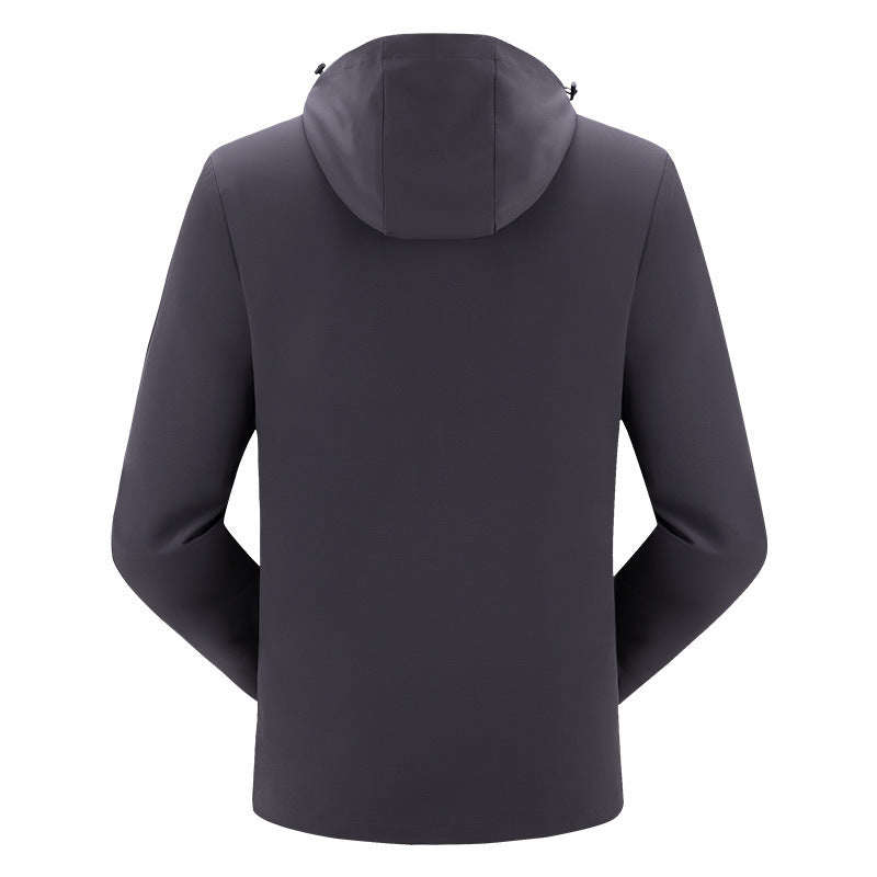 Dylan – Veste d'escalade élastique pour hommes en couche unique, imperméable et coupe-vent