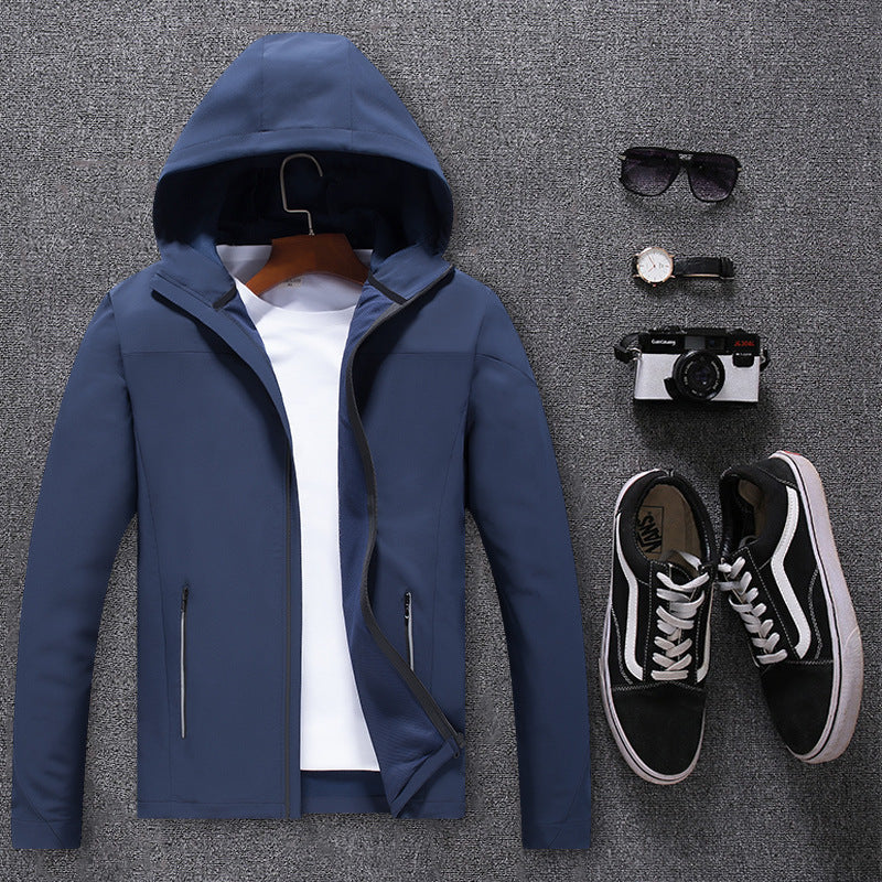 Dylan – Veste d'escalade élastique pour hommes en couche unique, imperméable et coupe-vent