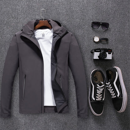 Dylan – Veste d'escalade élastique pour hommes en couche unique, imperméable et coupe-vent