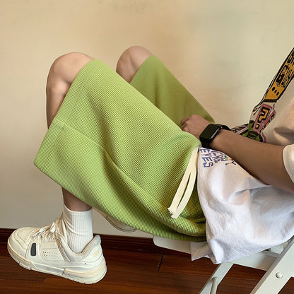 Doug – Shorts Basique à Motif Waffle pour Homme