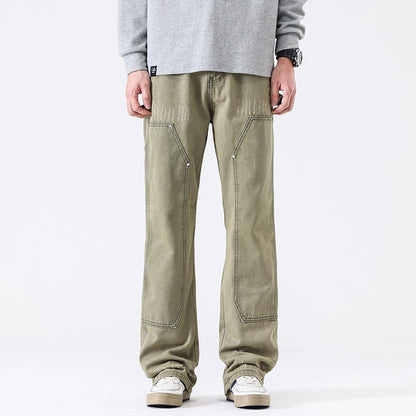 Noel – Jeans délavés style militaire