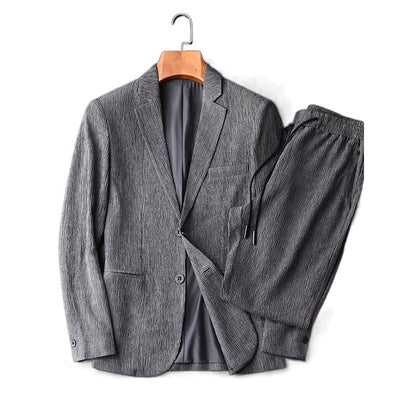 Jerry – Veste de costume décontractée légère à rayures