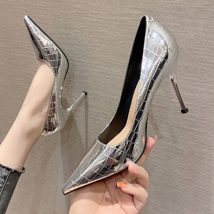 Christina – Talons Hauts à Bout Pointu en Cuir Vegan