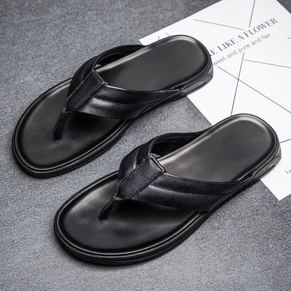 Roger – Tongs d'Été en Cuir Végan pour Homme