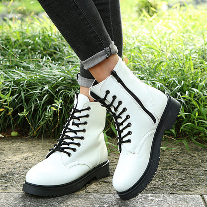 Katy – Bottes à Talon Épais avec Fermeture Éclair Latérale