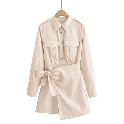 Jade – Robe Longue à Nœud Papillon
