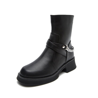Danielle – Bottes Martin mi-hautes style britannique