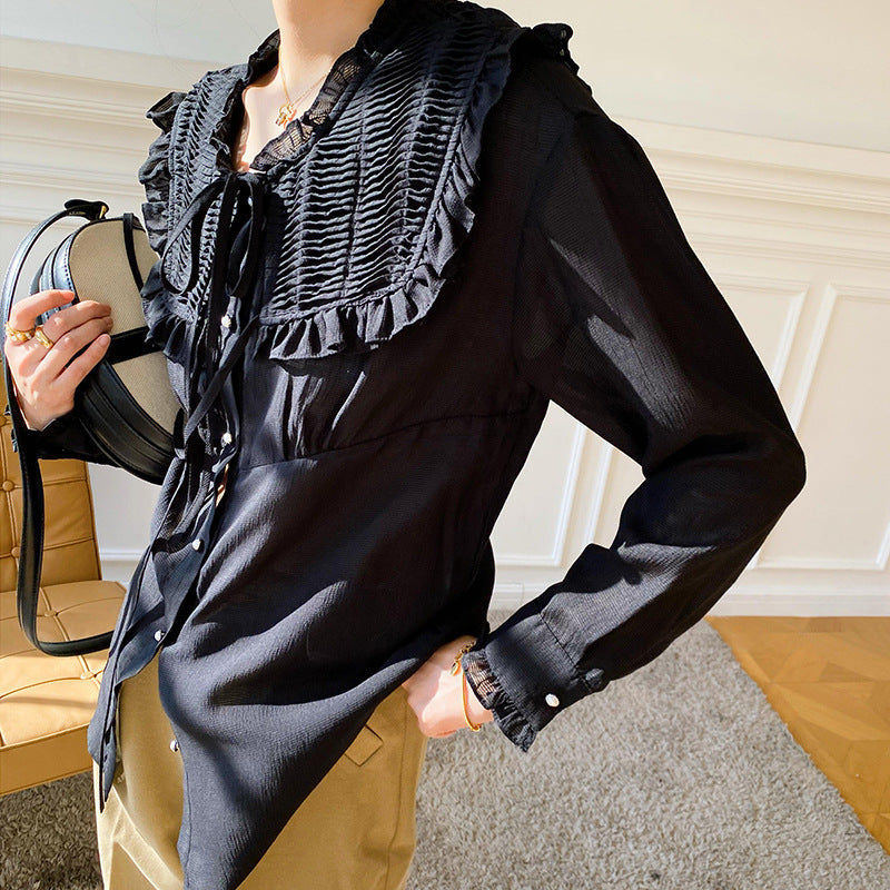 Louise – Chemisier en Tencel Blanc Printemps