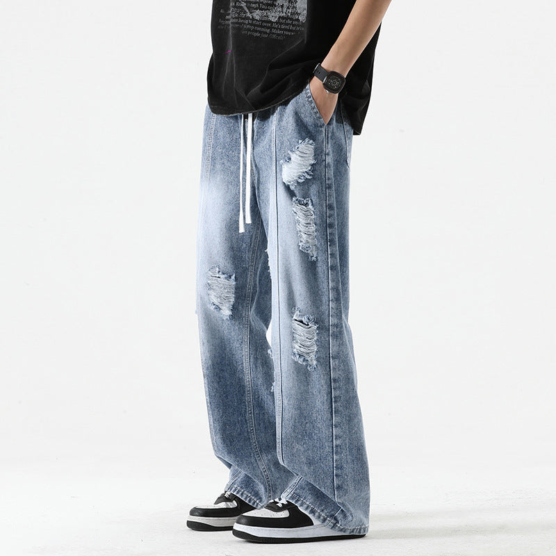 Rowan – Pantalon Droit à Cordon Décontracté pour Hommes