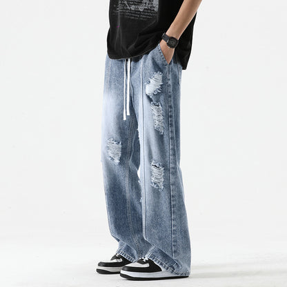 Rowan – Pantalon Droit à Cordon Décontracté pour Hommes