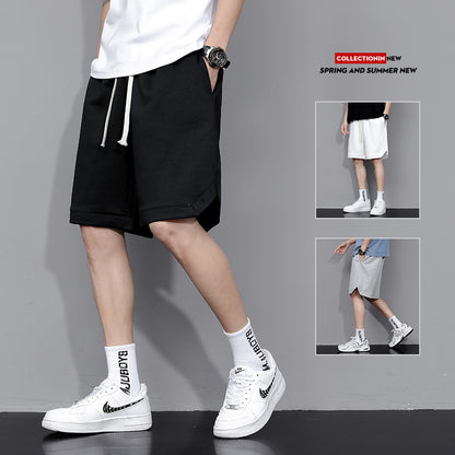 Lawrence – Shorts de Basketball d'Été en Couleur Unie pour Hommes