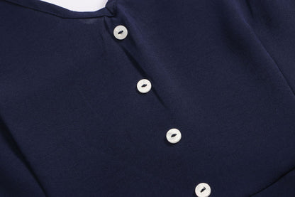 Kate – Combinaison à Ceinture et Boutons