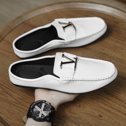 Neville – Mocassins Hommes Fermés Sans Talon en Cuir Vegan