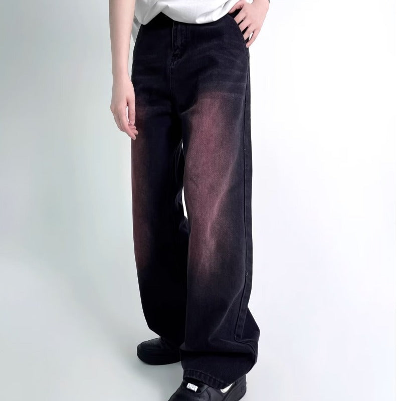 Jay – Jean Rouge Noir Décoloré
