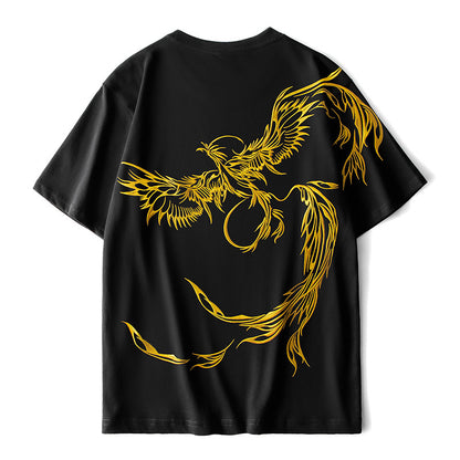 Lewis – T-shirt à manches courtes avec Phénix brodé