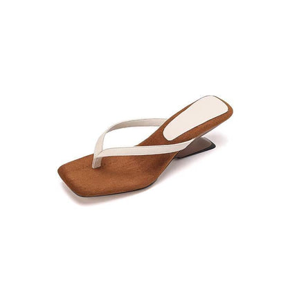 Denise – Tongs compensées simples pour l'été