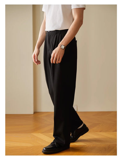 Ricky – Pantalon Commuter Affaires Drapé Décontracté