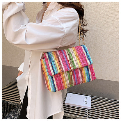 Megan – Sac à bandoulière arc-en-ciel