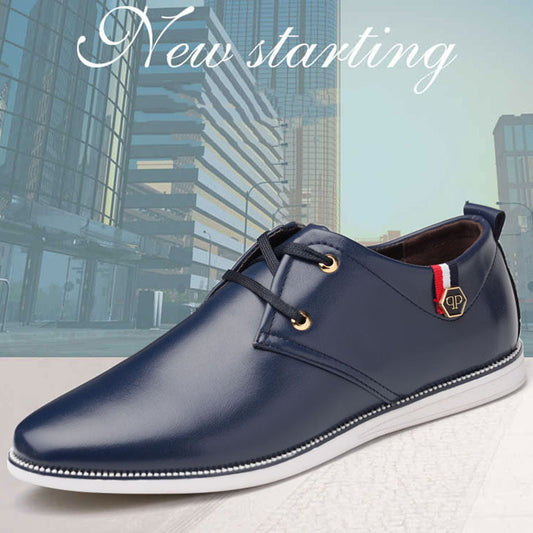 Bryan – Chaussures Respirantes en Cuir Végan avec Semelles Souples