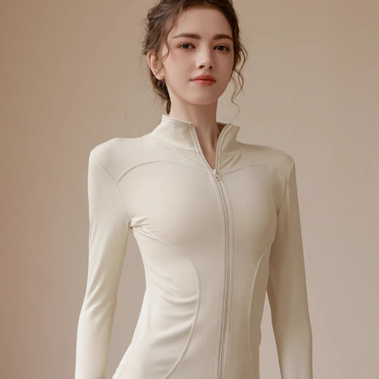 Alice – Manteau de Sport à Col Montant Doublé en Polaire pour Femme