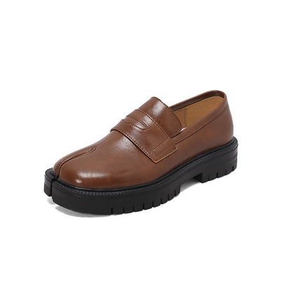 Ruby – Mocassins à Bout Fendu Vintage