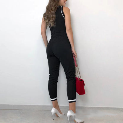 Leanne – Combinaison sans manches avec contraste de couleur