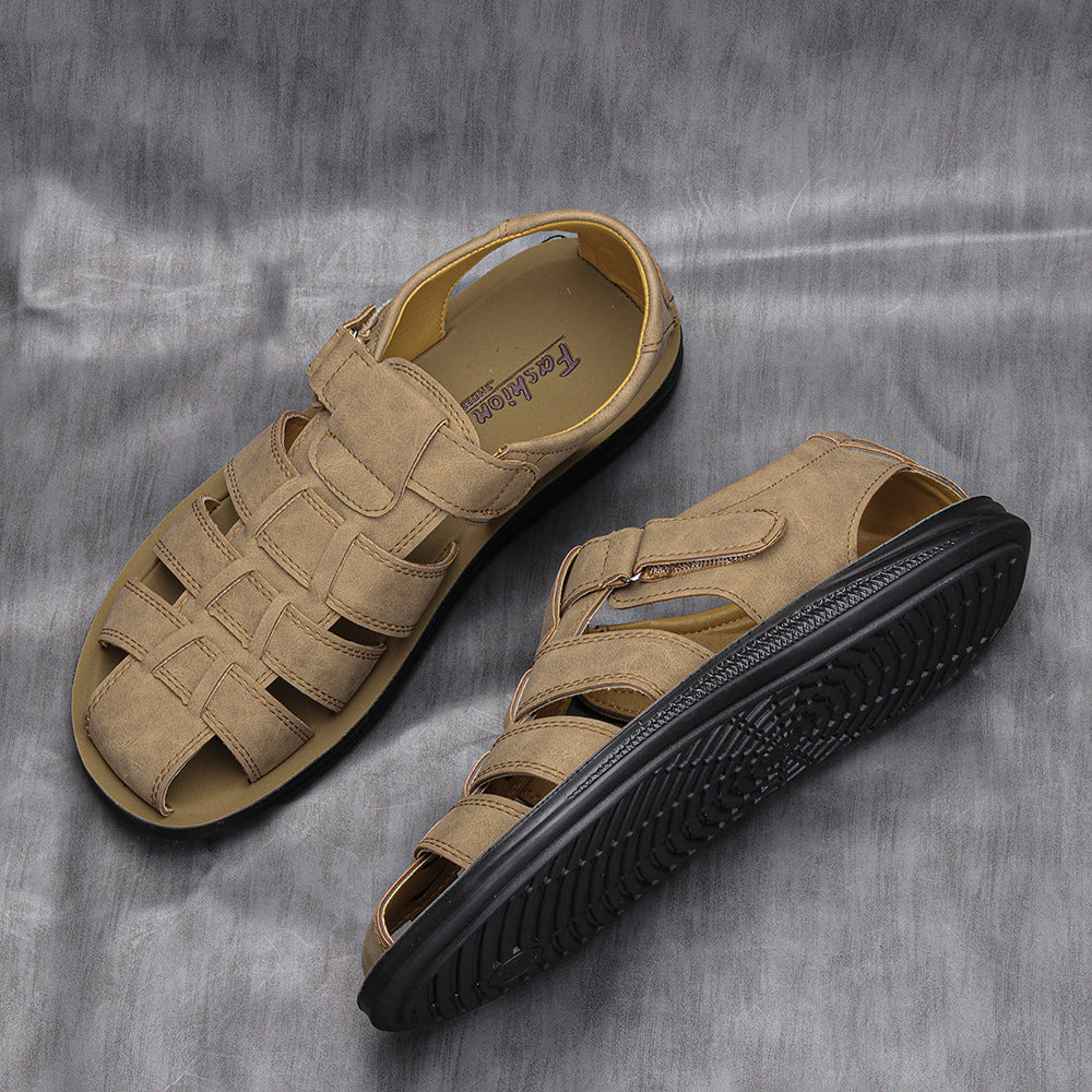 Micheal – Sandales légères en cuir vegan pour hommes