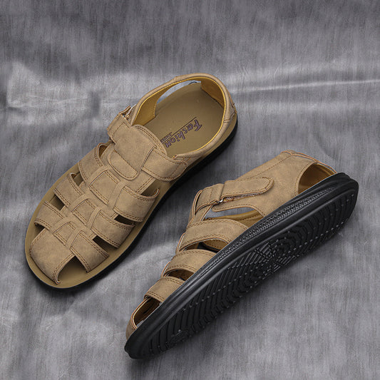 Micheal – Sandales légères en cuir vegan pour hommes