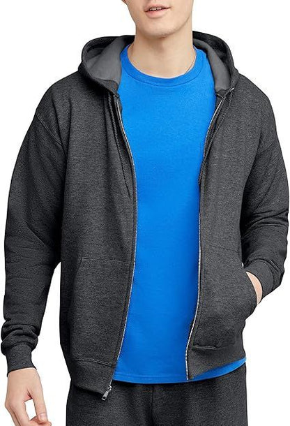 Shane – Sweat à capuche zippé ample pour hommes