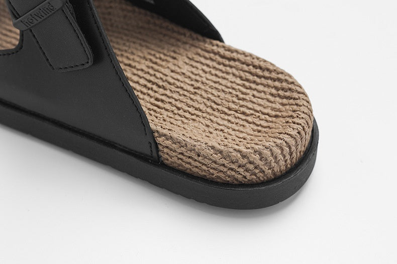 Grant – Chaussons Décontractés en Corde de Chanvre Élastique