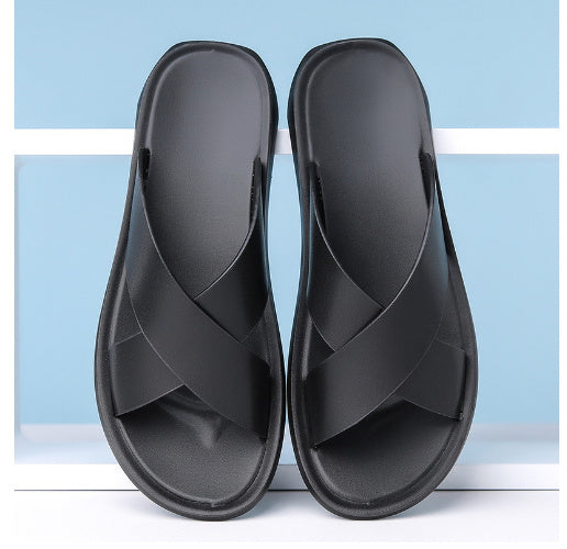 Jon – Sandales Antidérapantes en Cuir Vegan